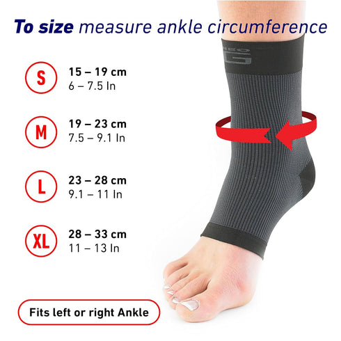 Neo-G Airflow Ankle Compression Sleeve - Sports Daily Wear - Compression Ankle Brace for Weak Ankles and Joint Pain -
