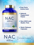 Carlyle NAC N-Acetyl Cysteine 600mg | 180 Capsules | with Peppermint | Non-GMO, Gluten Free