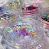Nail Glitter for Nail Art, Chameleon Flakes, Holographic Nail Powder Set, 6 Boxes Nail Art Design Kit for Women