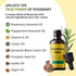 Seven Minerals, NEW Rosemary Oil for Hair Growth, Infused with Jamaican Black Castor Oil, Vitamin E, Mint & Natural Hair Strengthening Oils, Thicker, Longer, Softer Hair for Men & Women (2 fl oz)