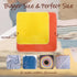 30 Pack Reusable Paper Towels Roll - Jumbo Large Paperless Cotton Flannel Washable Cloth Napkins for Kitchen