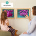 ODOXIA Sequin Wall Panel for Kids | Interactive Sensory Wall Panel & Flip Fabric Board | Reversible Sequin Sensory Wall