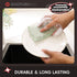 Pans-Green,6 Pack Bamboo Kitchen Sponges Heavy Duty Natural Cleaning Sponges Non-Scratch Dish Sponge for Dishes, Pots