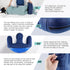 YHK Inflatable Turning Device, Bedridden Turnover Pillow, Prevent Muscle Atrophy with Polyester Removable Pillowcase