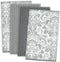 DII Cleaning Collection Multi-Purpose Microfiber Dishtowel Set, Gray Damask