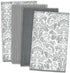 DII Cleaning Collection Multi-Purpose Microfiber Dishtowel Set, Gray Damask
