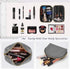 KTMOUW 3 Pcs Waterproof Makeup Bag Set | Portable Travel Cosmetic Organizer Storage Bag for Women, Grey