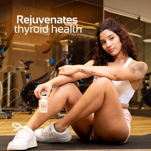 Thyroid Support Complex Supplement - Boost Energy, Focus, Metabolism for Women and Men