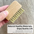 Natural Beech Wood Nail Brush, Non-Slip Hand and Toenail Cleaning Brush for Home and Travel