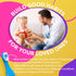 Trueocity Baby Toddler Toothbrush 4 Pack, Soft Bristles, Teething Finger Handle for 0-2 Years - BPA Free (Blue, Green,