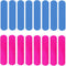 Mini Nail Files Bulk, 100 Pack Disposable Double Sided Emery Boards for Manicure Pedicure