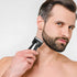 Perry Ellis Rechargeable Ear and Nose Hair Trimmer for Men, 3 Detachable Heads for Beard, Eyebrow, Nose, Ear Grooming