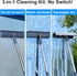 Purexa 3-in-1 60" 3 All-in-1 Window Squeegee for Home - Window Cleaning Kit with Microfiber Cloths & Screen Brush