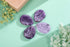 CrystalTears Amethyst Crystal Worry Stone, Polished Healing Crystals Pocket Palm Stone for Anxiety Stress Relief