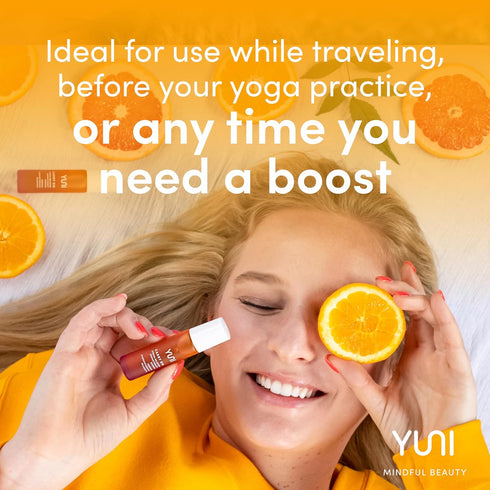 YUNI Beauty Essential Oil Fragrance Roll On (0.33 oz), Stress-Relieving Aromatherapy Rollerball, All Natural,