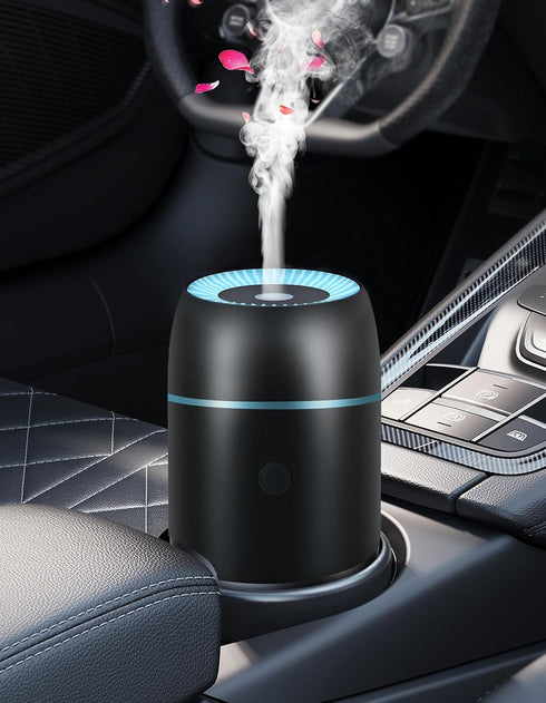 szyuwolf Car Diffuser for Essential Oils Portable Mini Ultrasonic Mist Humidifier 100ml USB