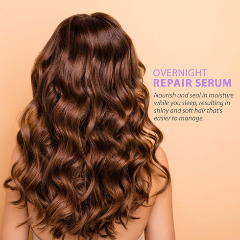 L'emarie Overnight Repair Hair Treatment Leave-in Serum For Damaged, Over-processed & Color Treated Hair 8.6 Ounce