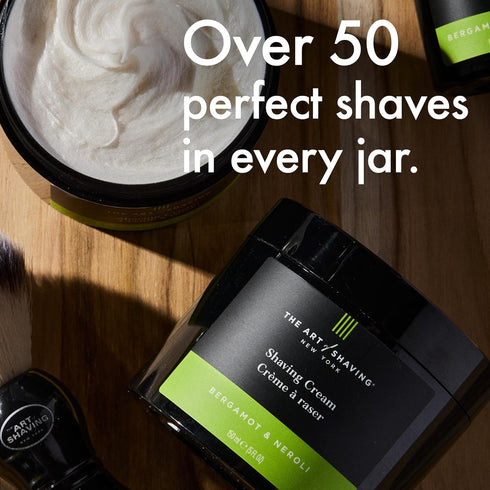 The Art of Shaving Bergamot & Neroli Shaving Cream for Men – Hydrates and Nourishes Dry Skin, Protects Against
