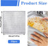 10Pcs Wire Dishwashing Cloths Non-Scratch Wire Dishwashing Rags for Wet and Dry, Lint Free Kitchen Cleaning Wire Dish Towels for Scrubbing and Cleaning Dishes, Pots, Sinks, Counters by APLZGMG