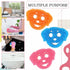 6 Pcs Cute Dog Dual Sided Scrub Sponge - Temperature Sensitive Non-Scratch Sponges for Kitchen, 3 Colors
