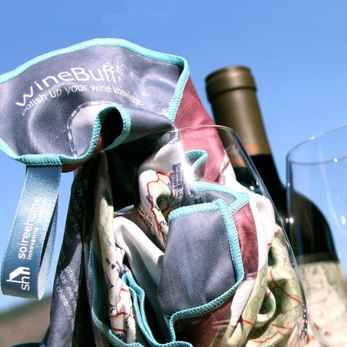Napa Valley & Sonoma Edition Microfiber Glass Cleaning Towel for Wine Lovers