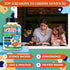 Genius IQ Kids Brain Supplements for Memory and Focus, Omega 3-6-9 Gummy Vitamins, 60 Gummies