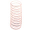 Mia Silkies Silicone Hair Elastics - Translucent Clear Rubber Bands for Women & Girls - 10pcs