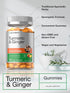 Horbaach Turmeric and Ginger Gummies, 120 Count, Vegan Non-GMO & Gluten Free, Peach Flavor
