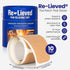 4% Lidocaine Maximum Strength Pain Relief Kinesiology Tape, Relieves Back Pain, Joints, Muscle Pains, 2" x 10" Strips
