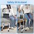 Stand Assist Mobility Aid Rail for Seniors Adjustable Safety Grab Bar for Bed, Couch, Chair, Toilet Non-Slip Base, Easy