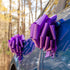 Berwick Offray The Perfect Bow Pull Ribbon, 4" Finished Size, Purple, 50 Piece for Gift Wrapping