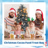 Watersay Wrapping(50 Sets,Cocoa) Christmas Treat Bags Toppers with Self Adhesive Bag Cute Winter Hot Chocolate Candy