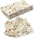 PINOWU Reusable Paper Towels, Cotton Cloths (12pcs), Absorbent Kitchen Dishcloths, Washable Paperless Towels