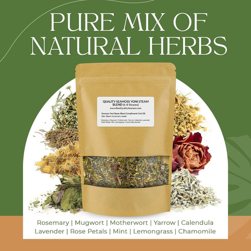 Pack 6-8 4 Yoni Steam Blend, Yoni Steam Herbs for a Relaxing Facial and Self-Care Session, Complements Yoni Steamer