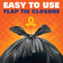 RFPE27744 30Gal - Hefty Easy Flaps LGE Trash Bags