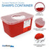Oakridge Products Large Sharps Container, 1 Gallon (1-Pack) for Home Use, Biohazard Needle Disposal, CDC Certified