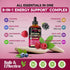 USDA Organic Vitamin B-Complex - B5 Pantothenic Acid, B12 Methylcobalamin, B1 Thiamine, B6 Pyridoxine, B7 Biotin, B9