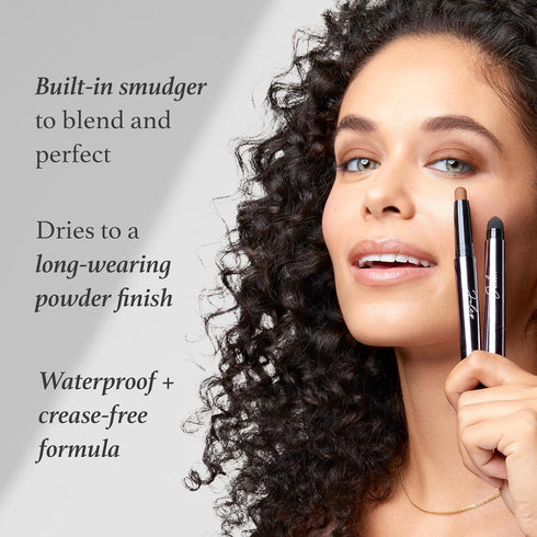 Julep Eyeshadow 101 Crème-to-Powder Stick Duo, Waterproof, Long-Lasting, Bronze Shimmer and Warm Gold Shimmer