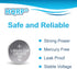 HQRP 5-Pack CR1025 3-Volt Lithium Cell Battery, CR1O25 BR1025 DL1025 1025 5033LC KL1025