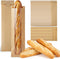 Yuanan 200 PCS Paper Bread Bag with Window, 23.2"X4.3"X1.6" French Bread Bags with