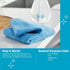 E-Cloth Microfiber Cloth, World's Leading Premium Microfiber Cleaning Cloth, Twice as Durable as Competition, 1 Year Guarantee, Ideal for Kitchen, Countertops, Sinks, and Bathrooms, Orange, 1 Pack by E-Cloth