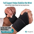GLORIFIED Carpal Tunnel Wrist Brace, 2 Pack Adjustable Wrist Support Brace for Sports, Tendonitis Pain Relief, Unisex