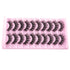 wiwoseo Lashes Natural Look Eyelashes - 3D Thick Volume D Curl Wispy Fake Eyelashes, 10 Pairs Pack