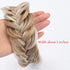 Wide Messy Braided Headband with Teeth, Synthetic Hair Plaited Headband, High Elasticity Braids for Girls & Women