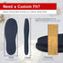 The Felt Store Wool Felt Insoles, 8mm Long-Lasting Shoe Inserts, 2 Pair, Adjustable, Warm Wool for Winter