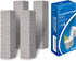 4TH Pumice Stone for Toilet Bowl Cleaning, Remove Limescale Stains and Hard Water Rings, 4 Pack