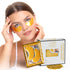 Under Eye Gel Pads, Collagen Eye Patches for Puffy Eyes, Dark Circles, 24K Gold Eye Mask with Hyaluronic Acid, 15 Pairs