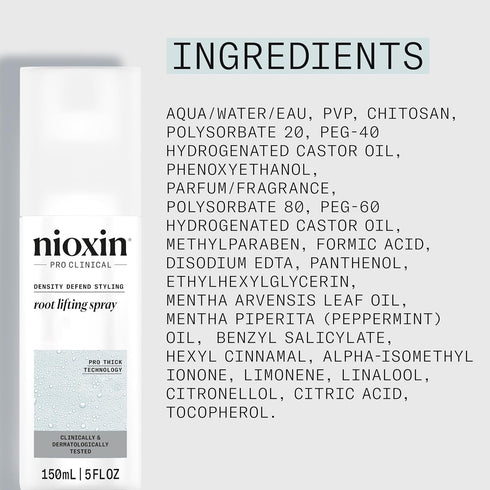 Nioxin Density Defend Styling Root Lifting Spray, 5.1 oz