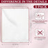 2-Pack Premium Microfiber Wine Glass Polishing Cloths, Lint-Free Drying Towels for Glassware, 25" x 20" (White, 2 Count)