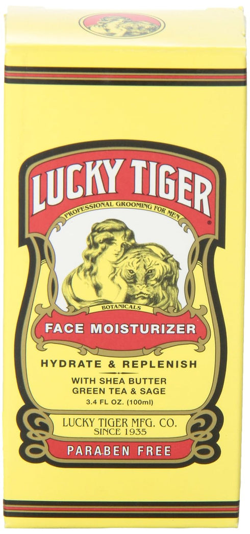 Lucky Tiger Premium Facial Moisturizer, 3.5 Ounce